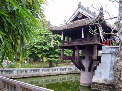 One pillar pagoda in Hanoi