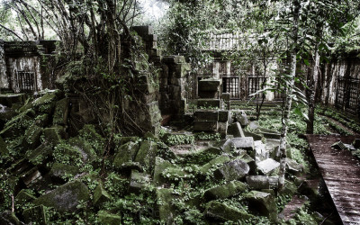 Beng Mealea temple in Cambodia