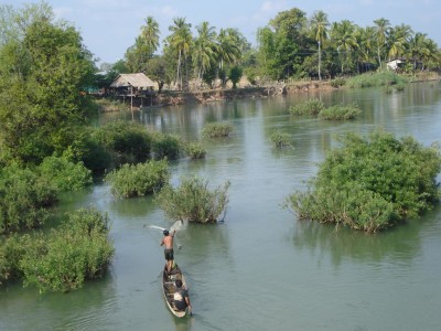 Khong Island in Laos