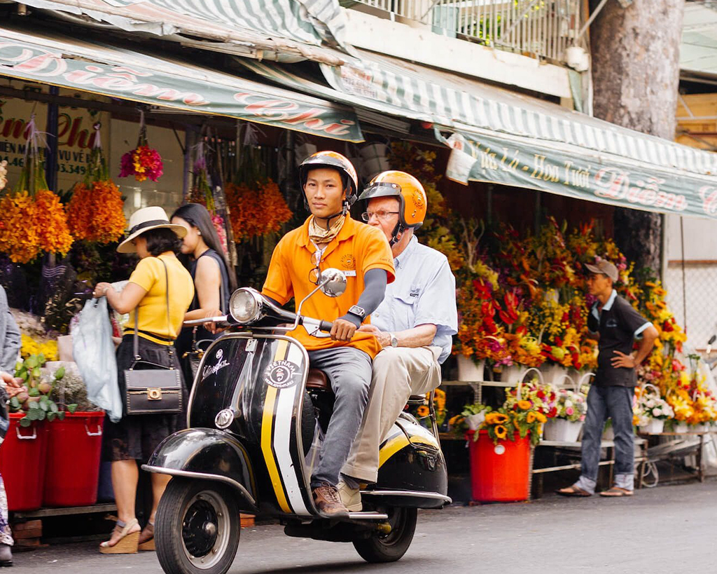 Ho Chi Minh Vespa Half-day