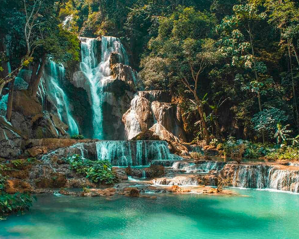 Pha Tad Ke Experience Kuang Si Waterfalls by boat full day