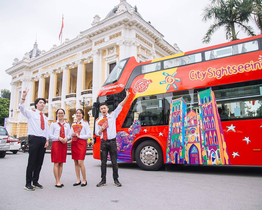 Hanoi Hop-On Hop-Off City Sightseeing Bus Ticket