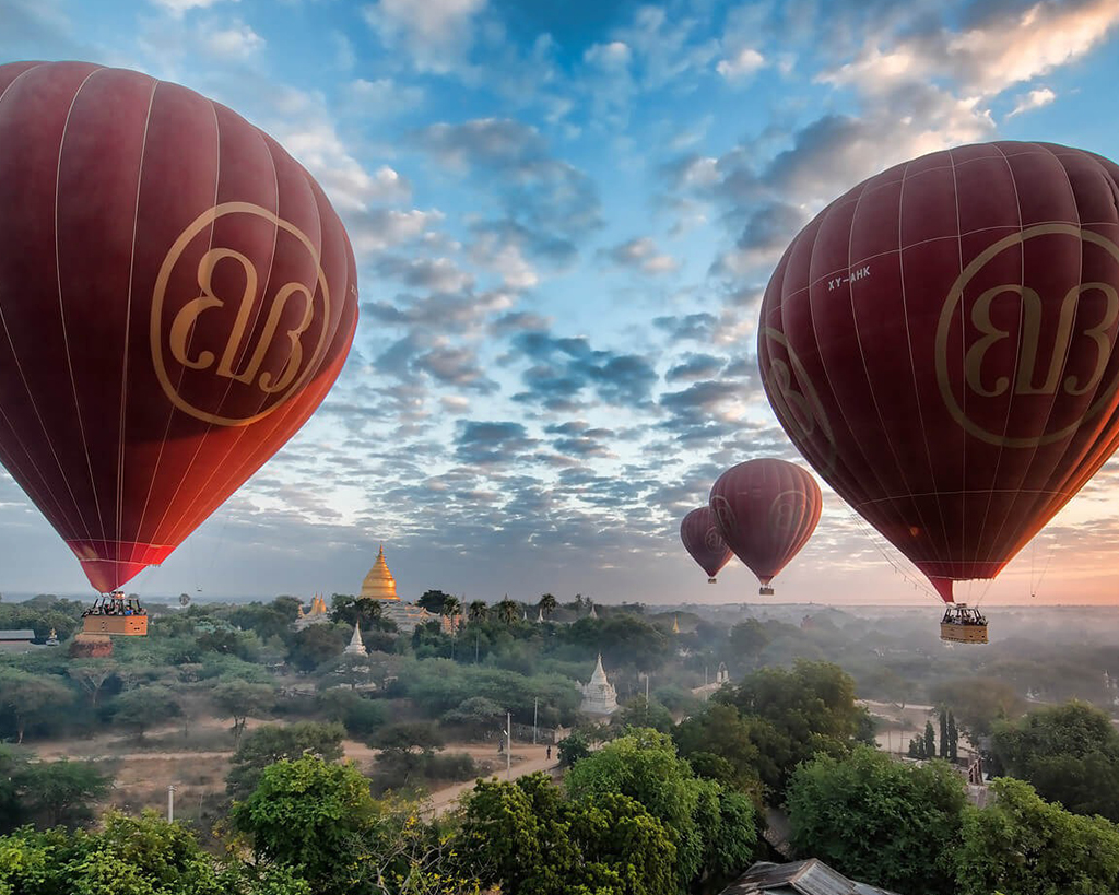 Hot Air Balloon Ride over Bagan